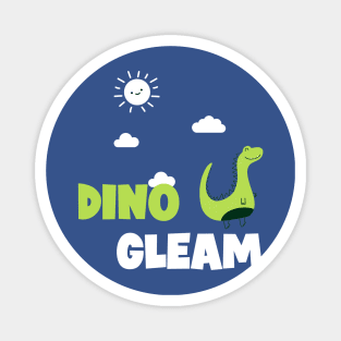 Dino Gleam Cute Dino Magnet